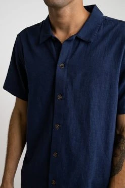 Rhythm Mens Slub S/S Shirt