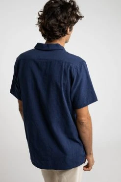 Rhythm Mens Slub S/S Shirt