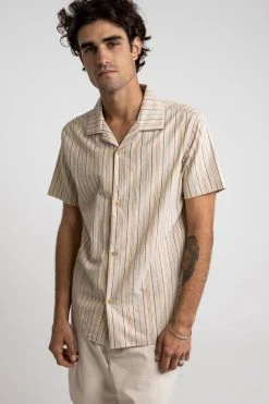 Rhythm Vacation Stripe S/S Shirt Mens