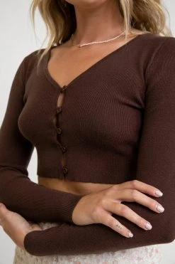 Rhythm Womens Ashton L/S Knit Top 12 Rhythm Womens Ashton L/S Knit Top