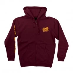 Santa Cruz Club Oval Dot Zip-Up Hoodie