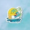 Pura Vida Donald Duck Cali Dreaming Sticker Womens
