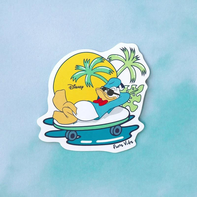 Pura Vida Donald Duck Cali Dreaming Sticker Womens 3 Pura Vida Donald Duck Cali Dreaming Sticker Womens