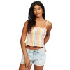 Billabong Womens Keep Your Cool Woven Crop Top 1 Billabong Womens Keep Your Cool Woven Crop Top