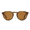 Otis Eyewear Omar Eco Sunglasses (Horn Wood/Brown Polar) Mens