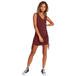 Volcom Cinch Ur Here Tie Side Dress (PS)