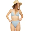 Billabong X Wrangler Down With Denim High Maui Bikini Bottom Womens 2 Billabong X Wrangler Down With Denim High Maui Bikini Bottom Womens
