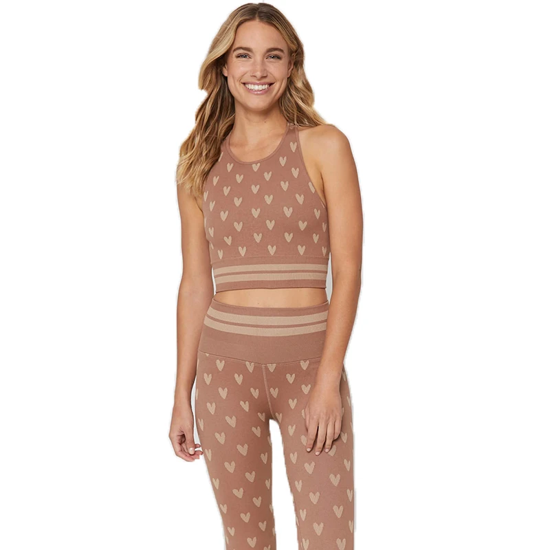 Spiritual Gangster High Neck Jacquard Seamless Bra Womens 3 Spiritual Gangster High Neck Jacquard Seamless Bra Womens