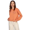 RVCA Keep Smiling Crewneck Sweatshirt Womens
