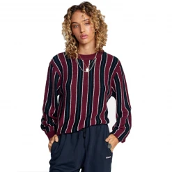 RVCA Womens Never Better Knit P/O Sweater