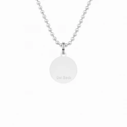 Get Back Supply Co. St. Christopher Surf Necklace- Aqua/White Mens