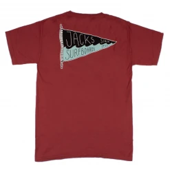 Jack's Surfboards Mens Pennant S/S Tee