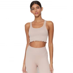 Spiritual Gangster Womens Amor Seamless Crop Tank