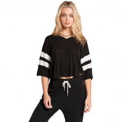 Volcom Lived In Lounge Cropped S/S Tee (PS) Womens