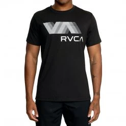 RVCA Mens VA Blur S/S Performance Tee
