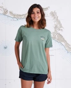 Salty Crew Women`s Ahi Mount Boyfriend S/S Tee Womens
