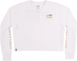 Salty Crew Alpha Gradient L/S Crop Womens