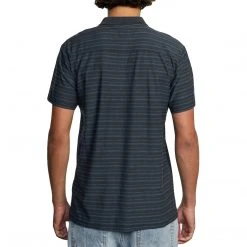 RVCA Texture Stripe S/S Polo Shirt