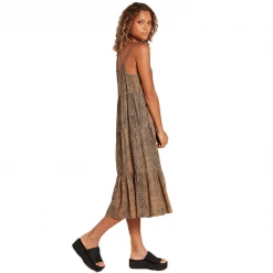 Volcom Womens Snakedown Midi Dress