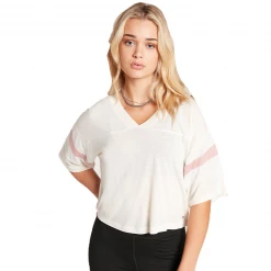 Volcom Lived In Lounge Cropped S/S Tee (PS) Womens