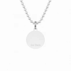 Get Back Supply Co. St. Christopher Surf Necklace- Aqua/White Mens