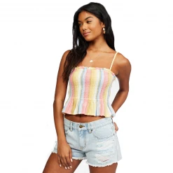 Billabong Womens Keep Your Cool Woven Crop Top
