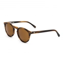 Otis Eyewear Omar Eco Sunglasses (Horn Wood/Brown Polar) Mens