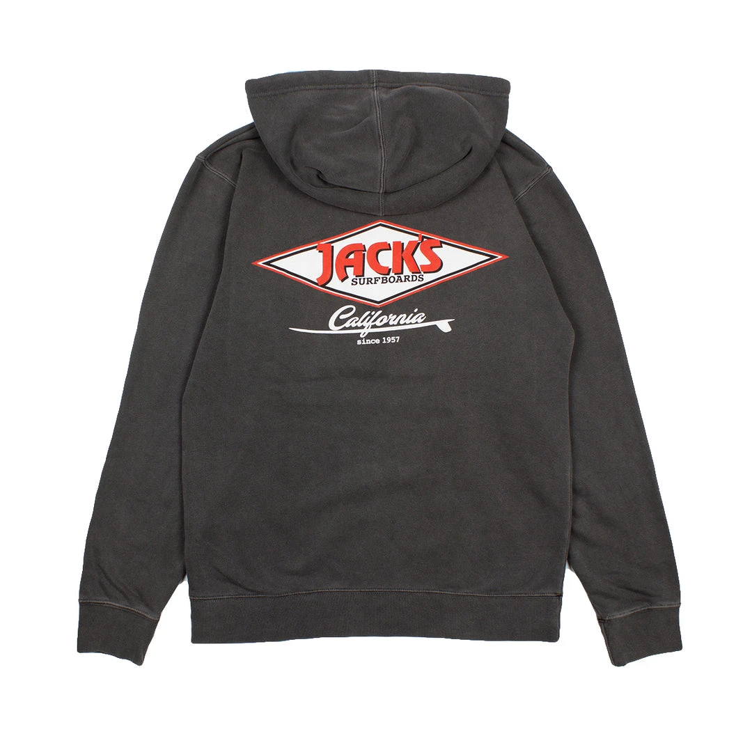 Jack's Surfboards Mens Cal Diamond Pigment Pullover Hoodie 9 Jack's Surfboards Mens Cal Diamond Pigment Pullover Hoodie