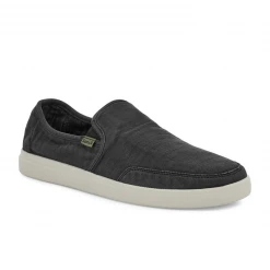 Sanuk Mens Vagabond Slip-On Washed Shoe