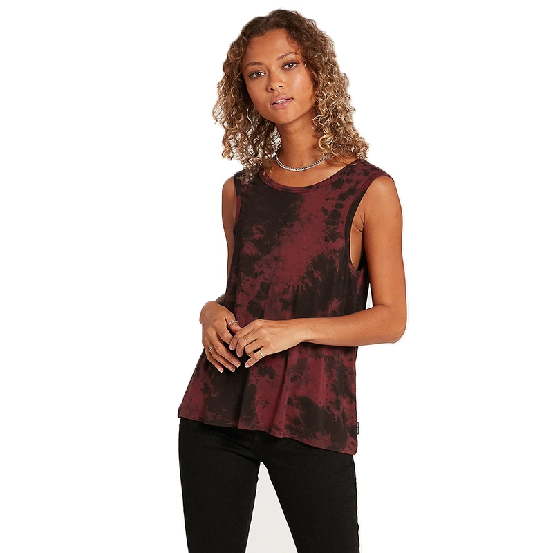 Volcom Easy Babe Tie Dye Tank Top (PS) Womens 4 Volcom Easy Babe Tie Dye Tank Top (PS) Womens