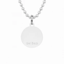 Get Back Supply Co. St. Christopher Surf Necklace- Aqua/White Mens