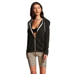 Volcom Lived In Lounge Zip Hoodie Womens