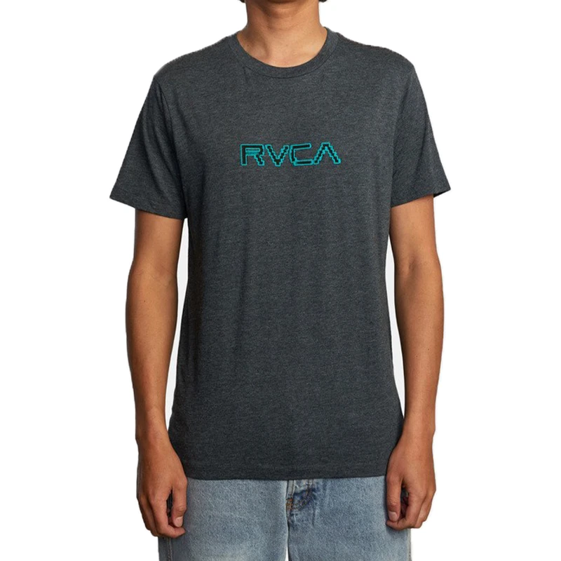 RVCA Glitch Bit S/S Tee Mens 6 RVCA Glitch Bit S/S Tee Mens