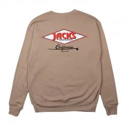 Jack's Surfboards Womens Women's Cal Diamond Crewneck Sweatshirt