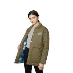 Santa Cruz Women's Oval Line Dot Quilted Jacket