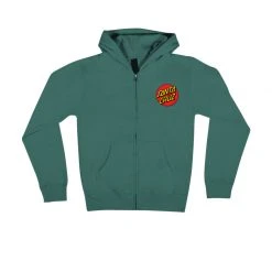 Santa Cruz Boy's Classic Dot Zip Up Hoodie Kids