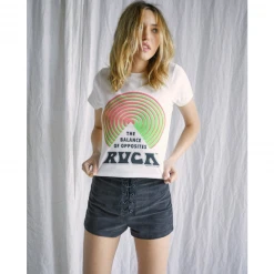 RVCA X Camille Rowe Psych S/S Tee Womens 6 RVCA X Camille Rowe Psych S/S Tee Womens