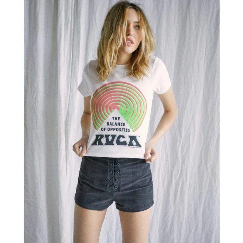 RVCA X Camille Rowe Psych S/S Tee Womens 4 RVCA X Camille Rowe Psych S/S Tee Womens