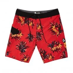 Volcom Mens Lido Print Mod-Tech Boardshorts (PS)