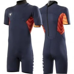 Kids Boy's Vissla 7 Seas Shredder 2/2mm Back Zip Spring Suit