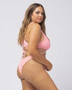 L*Space Ribbed Cabana Bikini Bottom Womens 14 L*Space Ribbed Cabana Bikini Bottom Womens