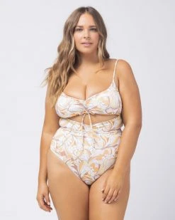 L*Space Womens Printed Rumi One Piece Swimsuit