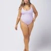 L*Space Pointelle Rib Gianna One Piece Swimsuit