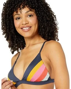 Rip Curl Womens Heat Wave Cross Back Tri Swim Top