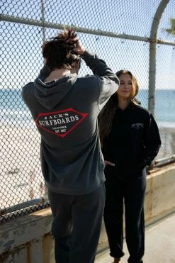 Jack's Surfboards Mens Retro Lam Pigment Pullover Hoodie