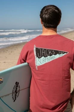 Jack's Surfboards Mens Pennant S/S Tee