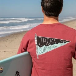 Jack's Surfboards Mens Pennant S/S Tee