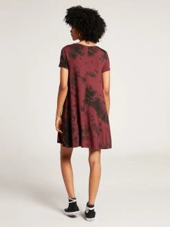 Volcom Be Easy Babe Tie Dye Dress (PS) Womens