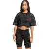 Womens Stranger Things X Quiksilver Upside Down Bike Shorts