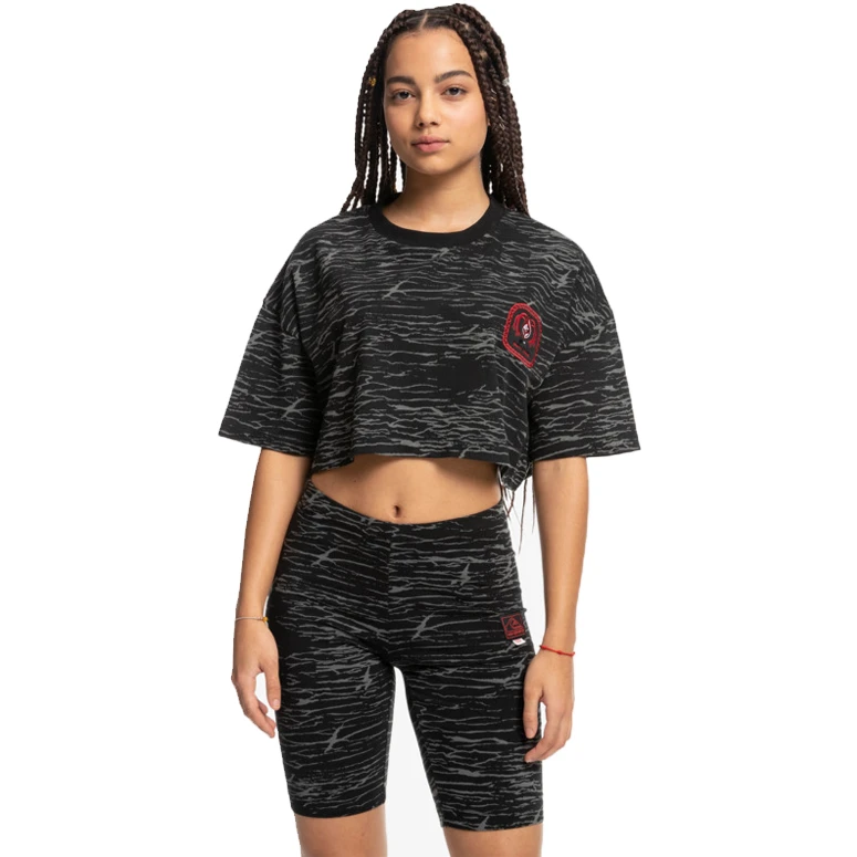 Womens Stranger Things X Quiksilver Upside Down Bike Shorts 3 Womens Stranger Things X Quiksilver Upside Down Bike Shorts